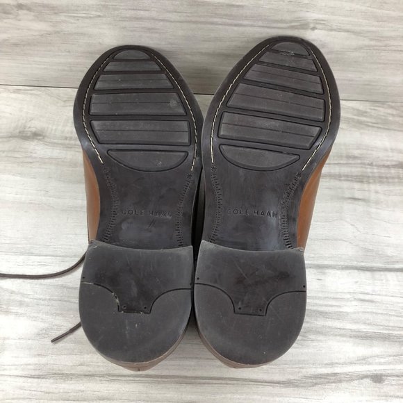 Cole Haan Brown Leather Oxfords Men's Size 8M - Picture 12 of 12